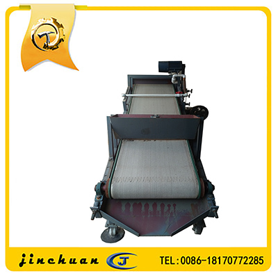 Belt chute for concentrate enrichment