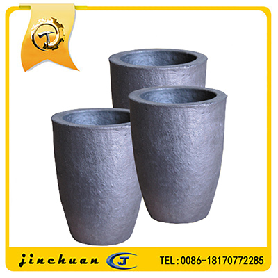 High pure graphite crucible for gold me