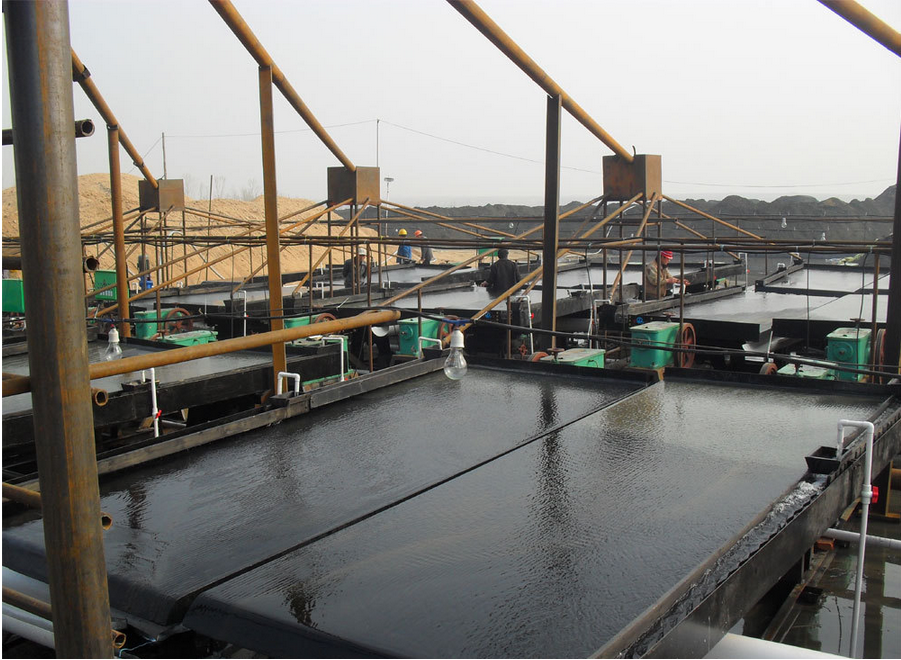 Rock gold processing line