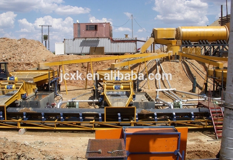Diamond mining technology processing line